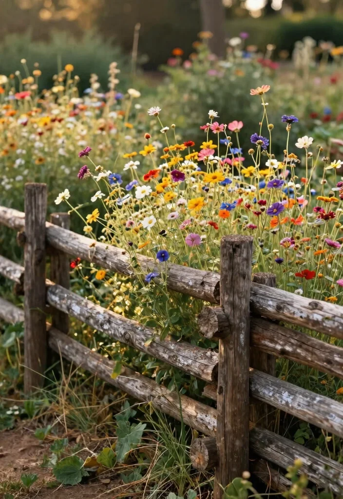 15 Picket Fence Ideas That Add Charm Without Blocking Your Garden View - 7. Split Rail Charm 1