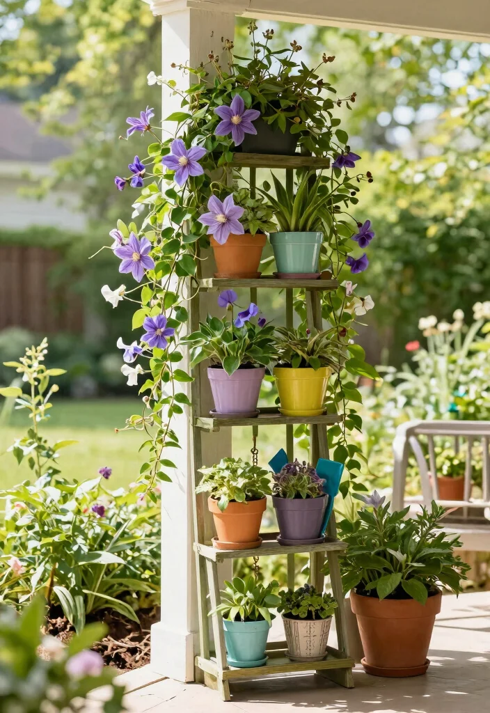 15 Porch Storage Ideas That Hide Clutter and Look Intentional 13 15 Porch Storage Ideas That Hide Clutter and Look Intentional - 13. Vertical Trellis with Storage 1