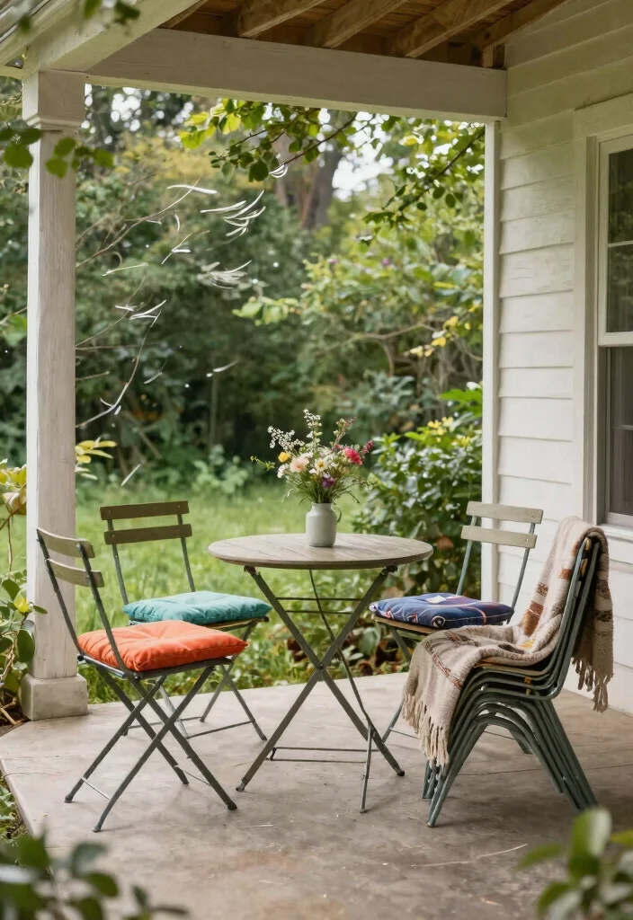 15 Porch Storage Ideas That Hide Clutter and Look Intentional 3 15 Porch Storage Ideas That Hide Clutter and Look Intentional - 3. Space-Saving Furniture 1