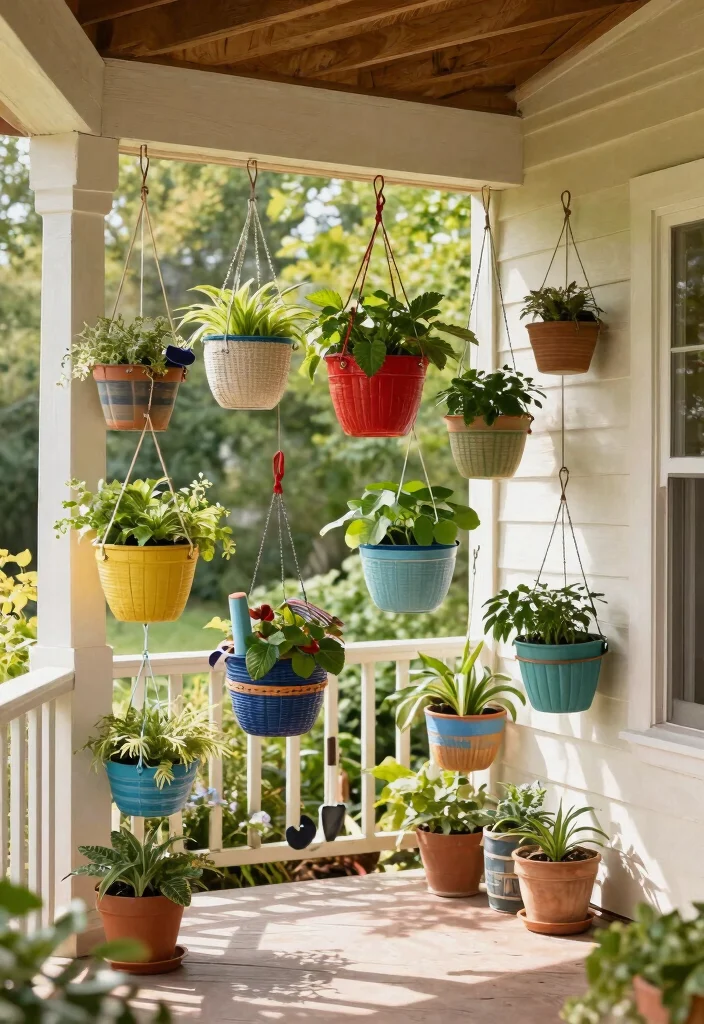 15 Porch Storage Ideas That Hide Clutter and Look Intentional 7 15 Porch Storage Ideas That Hide Clutter and Look Intentional - 7. Hanging Storage Solutions 1