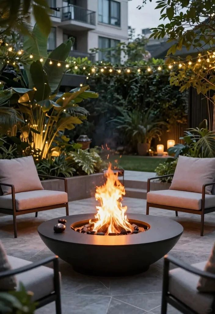 15 Small Fire Pit Ideas That Fit on Apartment Patios and Decks - 2. Fire Bowl 1