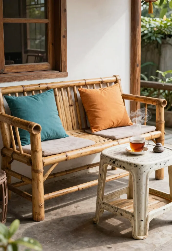 15 Spring Porch Decorating Ideas That Brighten Up Your Entryway - 10. Eco-Conscious Furniture Choices 1