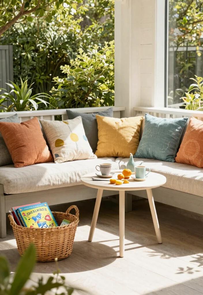 15 Spring Porch Decorating Ideas That Brighten Up Your Entryway - 15. Family-Friendly Outdoor Space 1