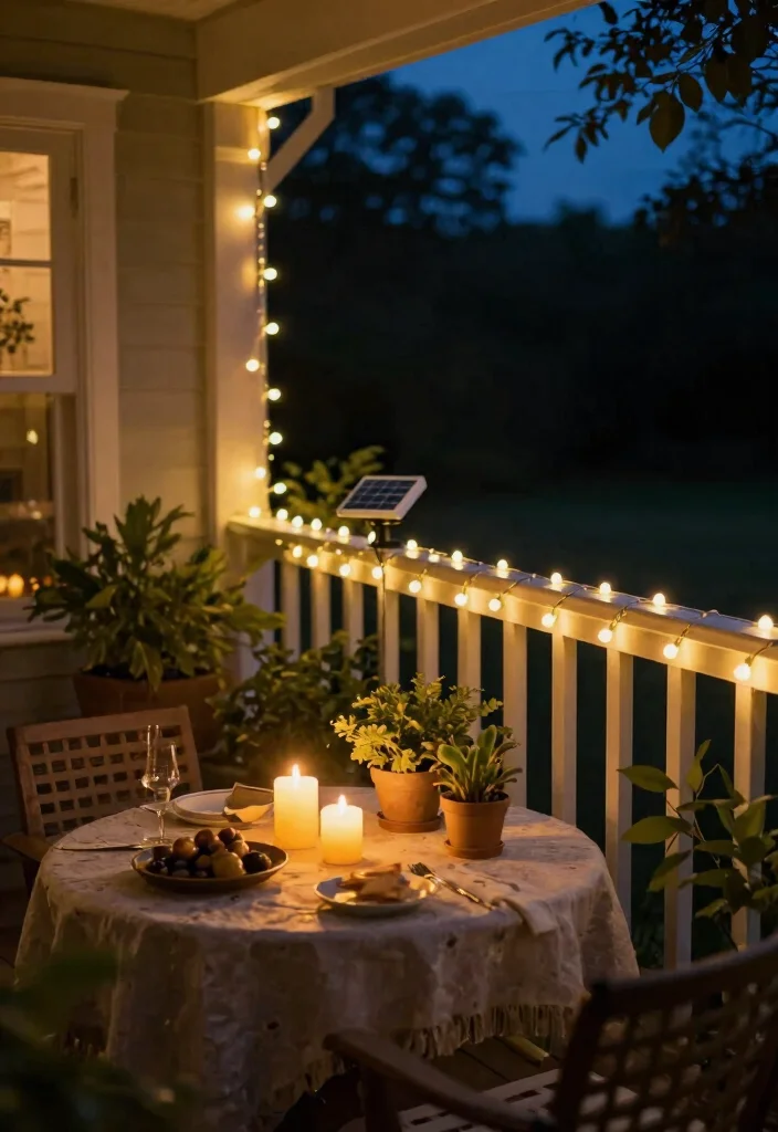 15 Spring Porch Decorating Ideas That Brighten Up Your Entryway - 6. Eco-Friendly Lighting 1