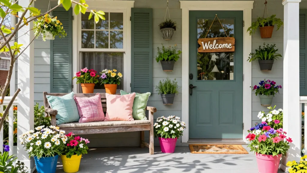 15 Spring Porch Decorating Ideas That Brighten Up Your Entryway