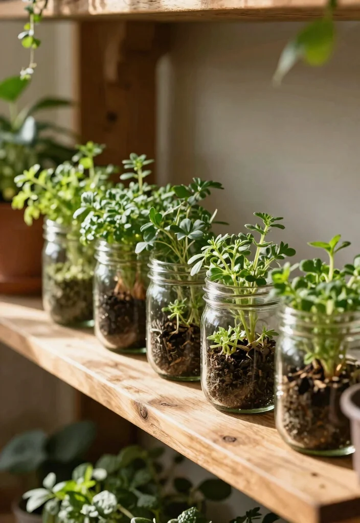 15 Unique Planter Ideas That Turn Junk Into Garden Gold - 3. Mason Jar Charm 1